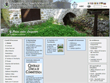 Tablet Screenshot of comune.campodimele.lt.it